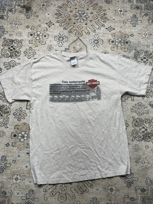 Vintage Y2K Harley-Davidson Tinley Park Graphic Tee T-Shirt Men s Large RARE!