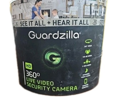 Guardzilla GZ360 360 Wireless Wifi HD Live Video Security Camera