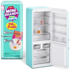 Mini Brands by ZURU Fill the Fridge Playset Miniature Food Toy Set +Accessories
