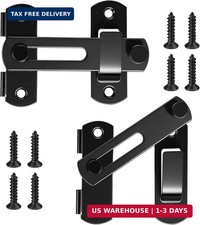 4 Inch Heavy Duty Barn Door Lock Latch - Flip Safety Gate Latch for Sliding Door