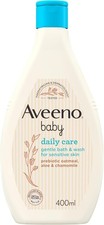 Aveeno Baby Daily Care Bath & Wash Prebiotic Oatmeal Aloe Vera Chamomile 400ml