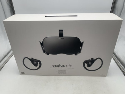 Oculus Rift VR Headset Full Set Headset, Controllers & Sensors  Tested Working