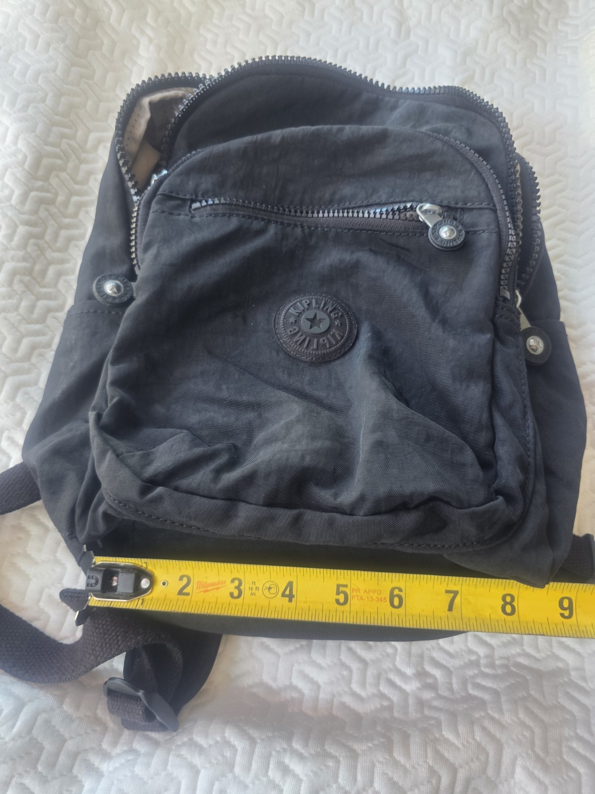 Kipling Seoul Classic Solid Black Backpack - image 7