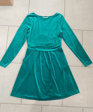 BODEN "ABIGAIL" GREEN VELVET LONG SLEEVE DRESS, SIZE 12R