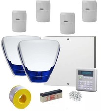 Wired Burglar Alarm System PRO Kit LCD Keypad, Pro PIRs, Delta Bell Box & Decoy