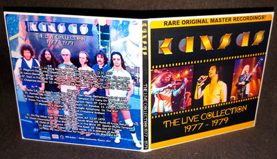 Kansas The Live Collection 1977-1979 Gate Fold 3CD Package NEW