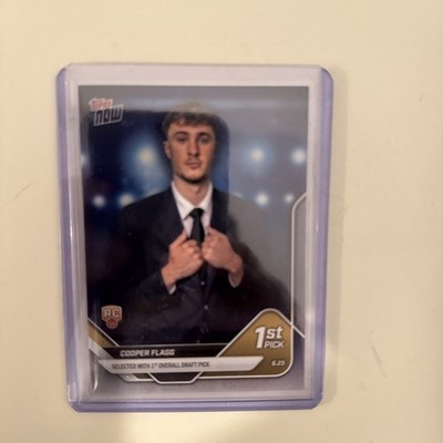 2025 Topps Now Draft Cooper Flagg Rookie 1st Pick Dallas Basketball #D1 NBA