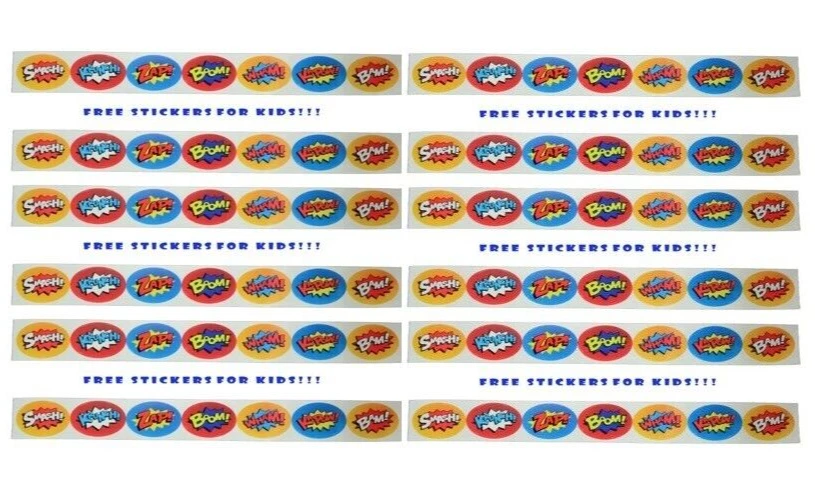 72 pcs Superhero Felt Masks with 84 free stickers for kids and adults - party - Image 2 of 2