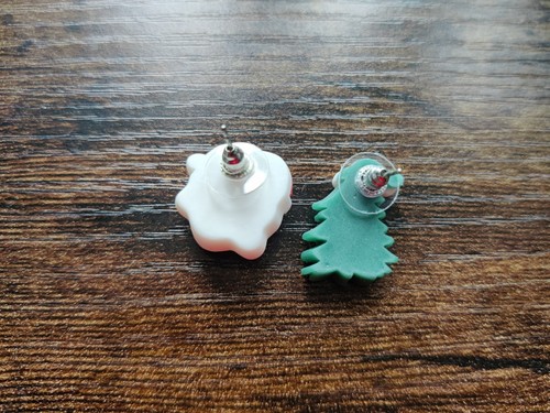 XMAS TREE EARRINGS SANTA ANGEL Women's Girls Jewellery UK GIFT FESTIVE CHRISTMAS - Picture 16 of 22