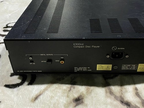 Krell Reproductor De CD K300CD Eeuu Junk Con Cable Alimentación O - Imagen 8 de 10