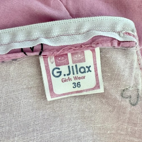 G Jilax Girl Sz 36 EU Pink Boutique Dress Pleated Skirt Happy Days Bicycle Print - Picture 13 of 15