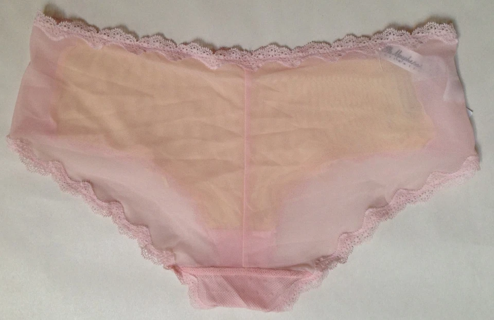 NUEVO CON ETIQUETAS BRAGUITA ELLE MACPHERSON MONARCA ROSA PÁLIDO E13-569 GRANDE $30 Foto 2 de 2