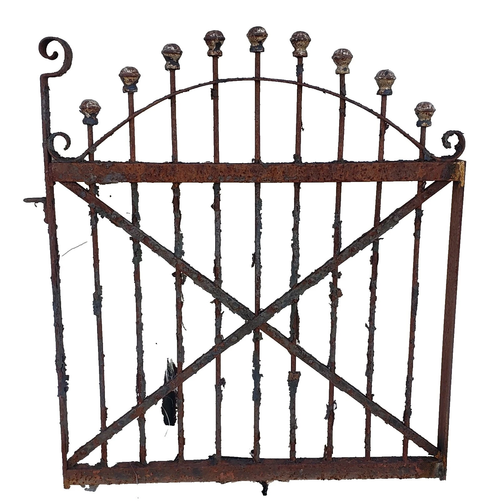 Brown Wrought Iron Architectural & Garden Antiques