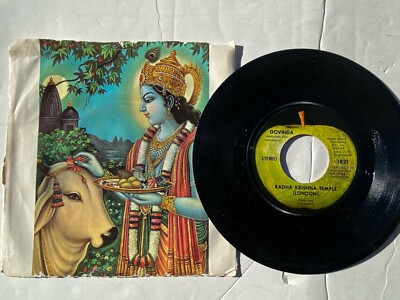 Radha Krishna Temple Govinda/ Jai Jai Apple 1821 Beatles George Harrison