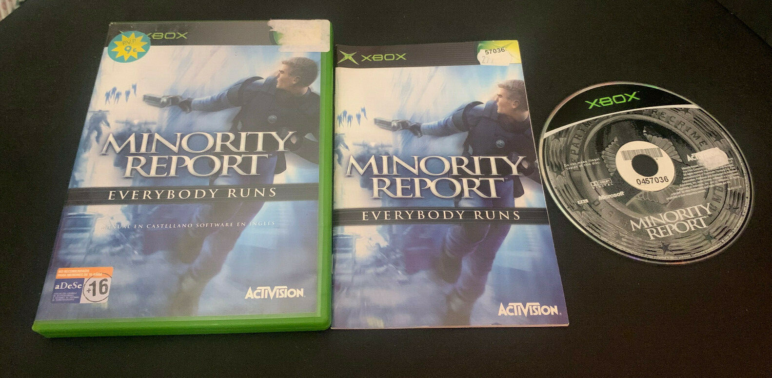 Minority Report Everybody Runs XBOX PAL ESPAÑOL