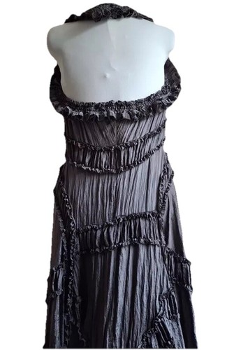 All Saints Sumi Cora Dress UK10-12 US6-8 Grey/brown Boho Rare Vintage £699 - Picture 13 of 23