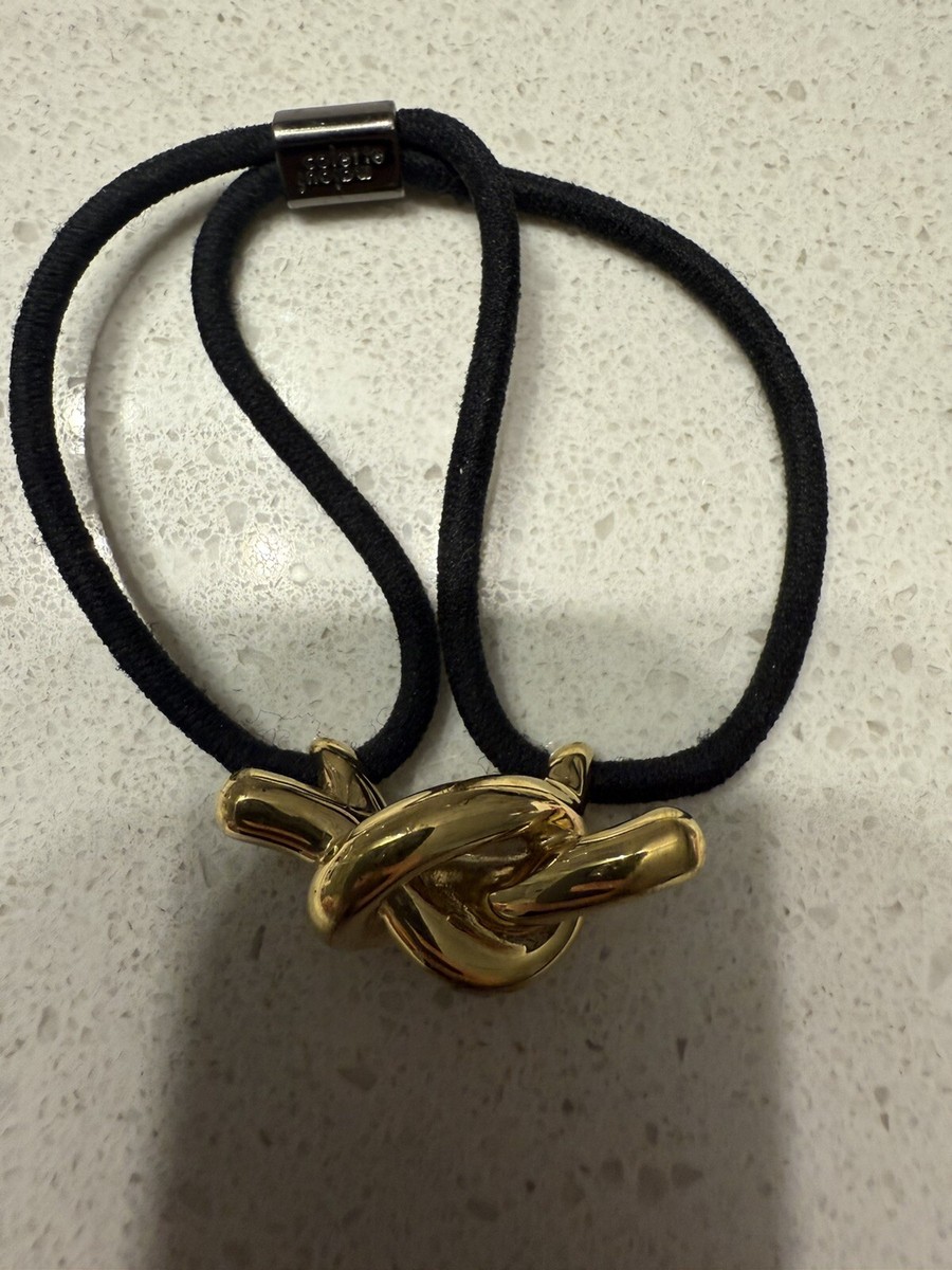 Colette Malouf Metal Knot Ponytail Holder | eBay display picture 2