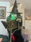 Spirit Halloween Spell Speaking Witch retired Halloween Animatronic prop no box — photo 6