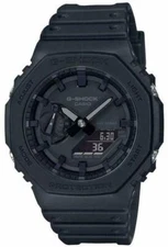 New Casio OAK G-Shock GA2100-1A1 A/D Digital Carbon Resin Black Out Men's Watch 