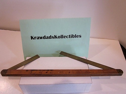 ANTIQUE E.A. STEARNS & CO. MAKERS 12" SHIPWRIGHTS DOUBLE BEVEL BUILDERS COMBO