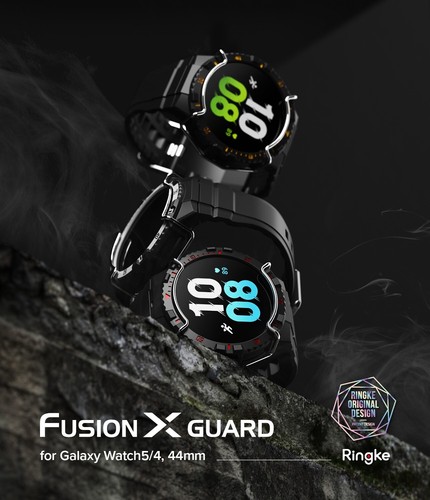Ringke Fusion-X Guard for Galaxy Watch 5 / 4 44mm Rugged Case Cover with Band - 第 2/66 張圖片