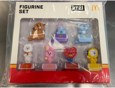 BTS BT21 Mcdonalds Figure Set Korea Limited Edition | eBay