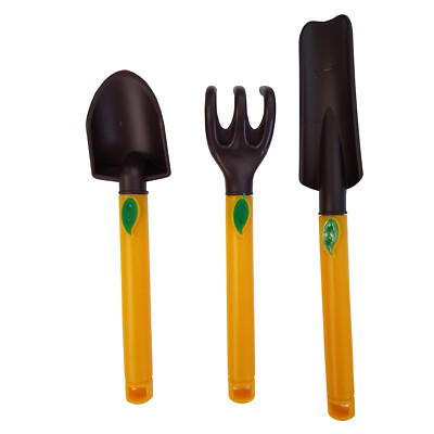 2 x 3 tlg GARTENWERKZEUG SET Gabelkelle Pflanzgefäß Unkraut Zwiebeln Pflanze