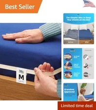Heavy-Duty Bed Sheets Holder Band - Secure Corners - Elastic Bedding Holder