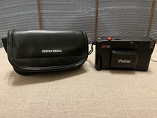Vivitar EF35 Black Built-in-Flash 35mm Point and Shoot Film Camera - for Parts