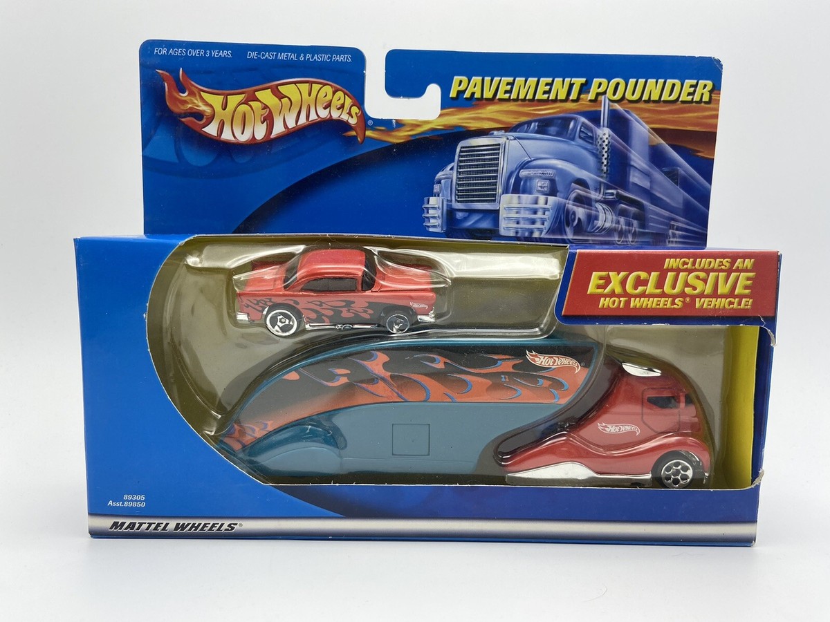 Hot Wheels Pavement Pounders 6個セット Amazon.co.jp: Hot Wheels PAVEMENT POUNDERS 2 Piece Set Red