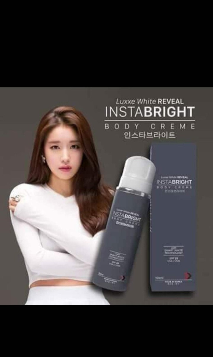 Luxxe Reveal Instabright Body Creme Lotion SPF 25 from Korea
