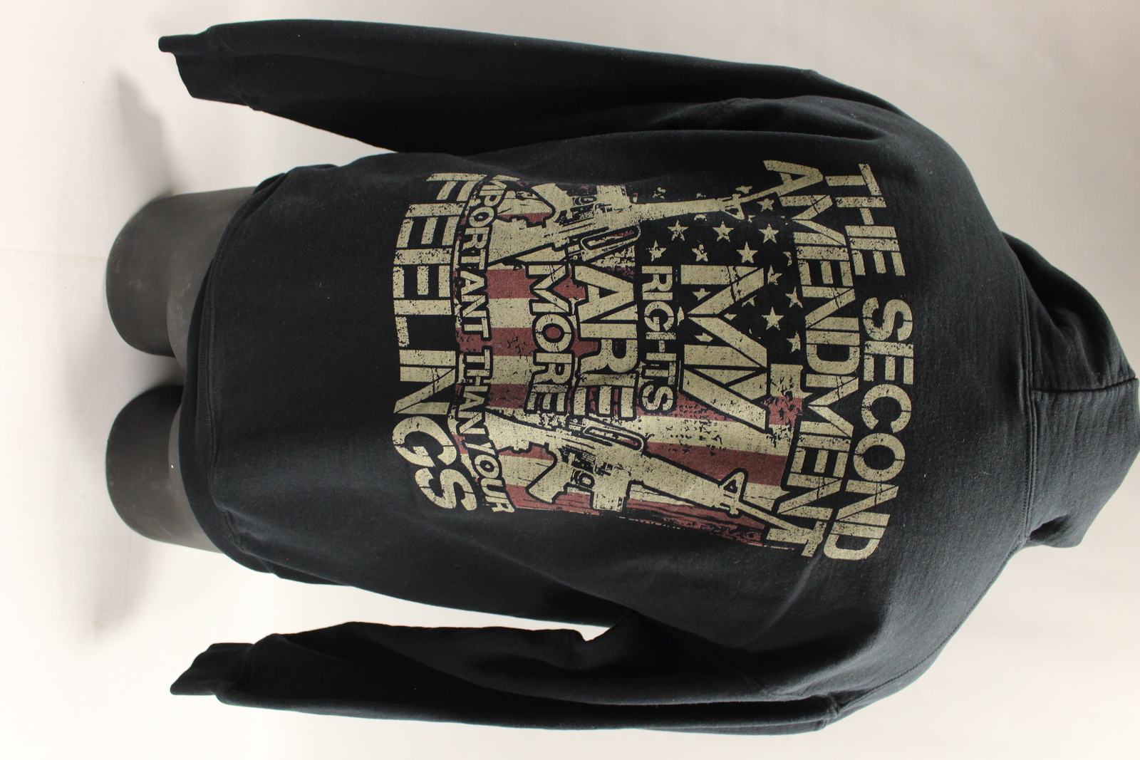 Men's Second Amendment Rights Pull Over Hoodie -B… - image 1