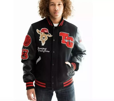 TOP GUN  MEN S  GOAT  VARSITY JACKET