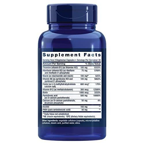 Life Extension Bioactive Complejo B Completo, Soporte para Corazón, Cerebro y Nervios, Foto 2 de 4