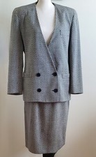 VINTAGE CHRISTIAN DIOR SUIT, 1980s, SIZE 6