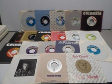 45 rpm Records Lot of 19 All Hits with Sleeves 1970's-1980's Pop/Rock Very Good