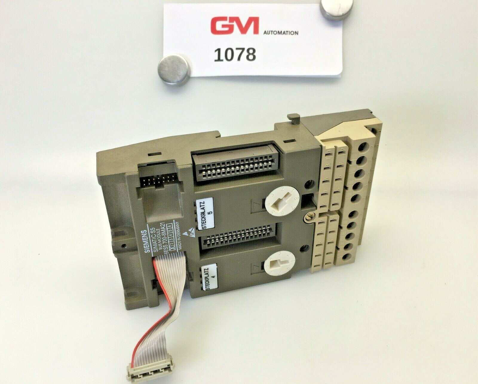 Siemens Simatic S5 Bus Module 6ES5 700-8MA21 for S5-100U/ET Bus Unit E-Stand 01