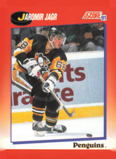 1991-92 Score Canadian #98 Jaromir Jagr Penguins 2nd year
