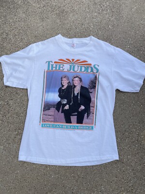 Vintage 1991 The Judds Farewell Tour Tee Love Can Build A Bridge