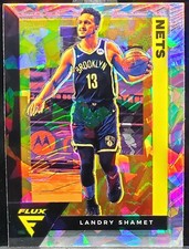 2020-21 Panini Flux Landry Shamet Cracked Ice #18 Nets C005