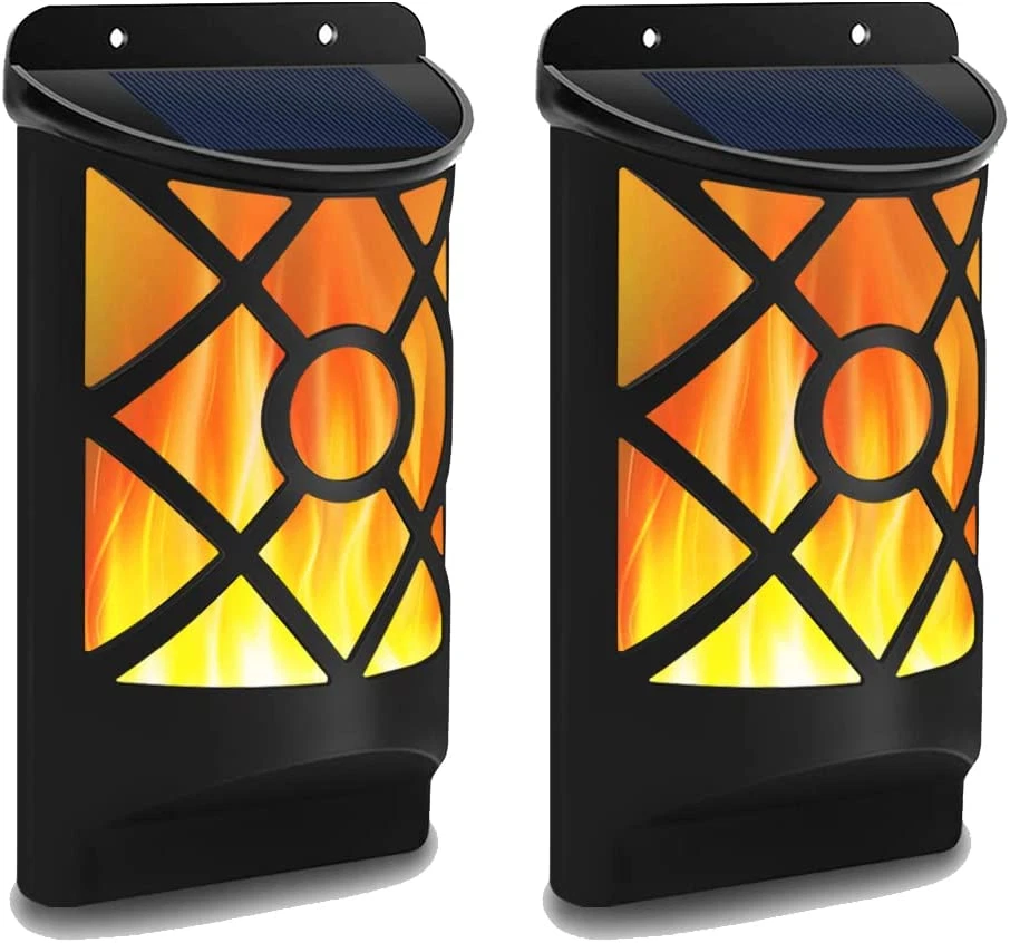 Flickering outdoor wall light outlet
