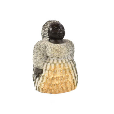 Shona Stone Woman Sculpture In The Style of Colleen Zimbabwe
