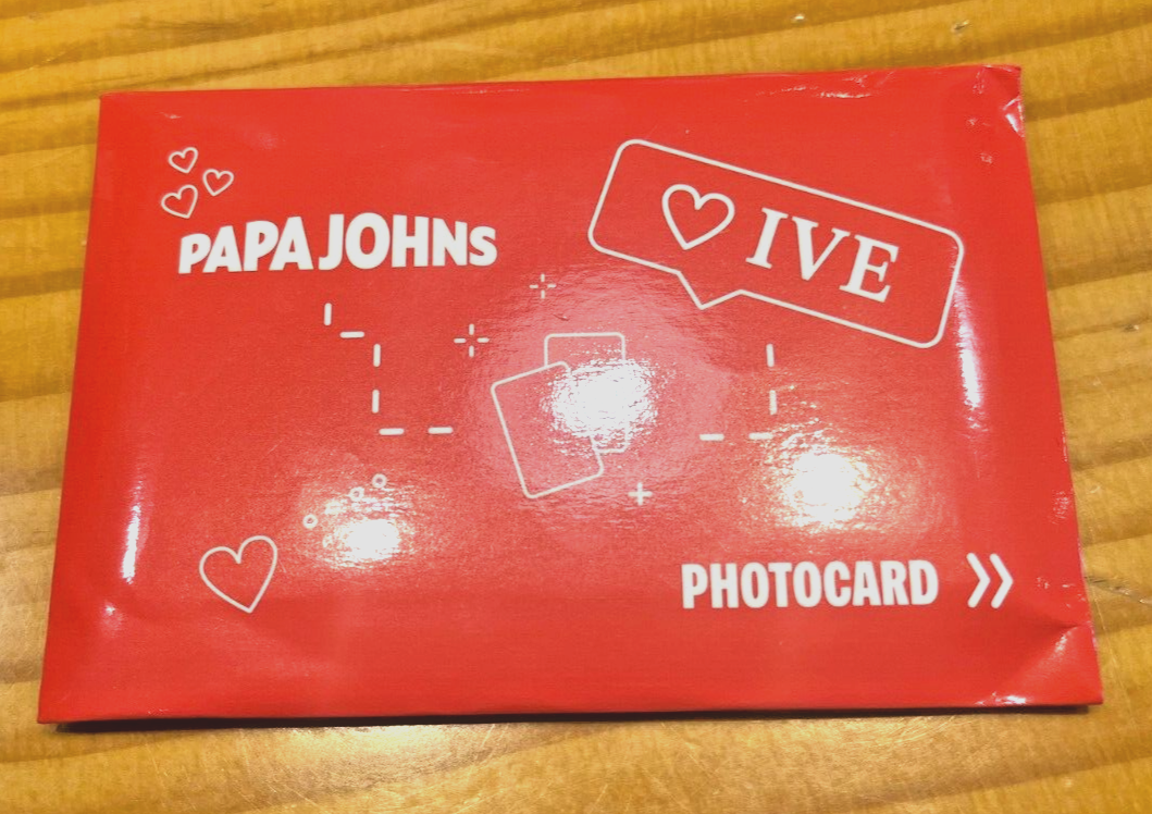 IVE - IVE papajohns フォトカード　セット KakaoTalk_20250331_182255522_1