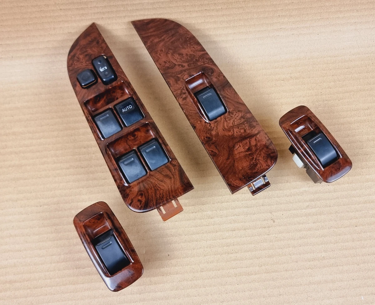 Toyota Corolla ae111 98-00 wooden power window buttons switches 