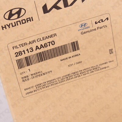28113-AA670 Genuine Engine Air Filter compatible w Elantra