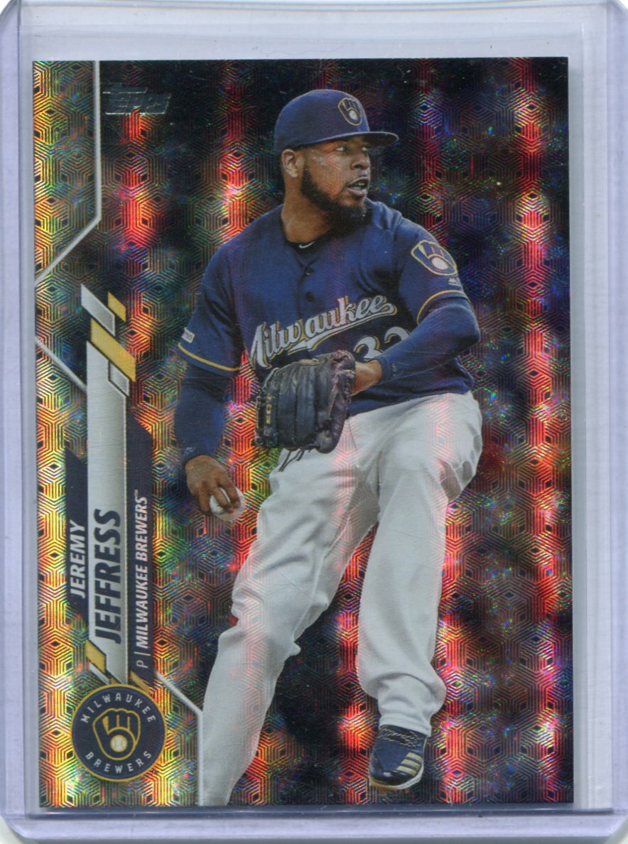 2020 Topps - JEREMY JEFFRESS - Foil Fractor Superfractor 1 of 1 #191 #d 1/1