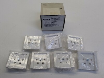 7x Gira 027903 System 55 Abdeckung KPN reinweiss glänzend PPT Anschluss 