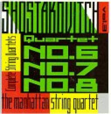 Shostakovich: The Complete String Quartets No. 6, 7, 8 - Audio CD - VERY GOOD