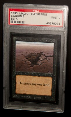 Beta Sinkhole - Mint PSA 9 - Magic the Gathering | eBay
