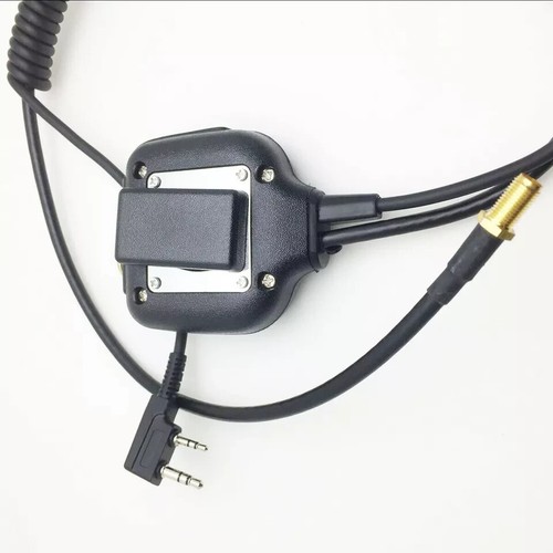 Pro Shoulder Speaker Mic z anteną do radia KENWOOD WOUXUN HYT BAOFENG 5R - Zdjęcie 2 z 6